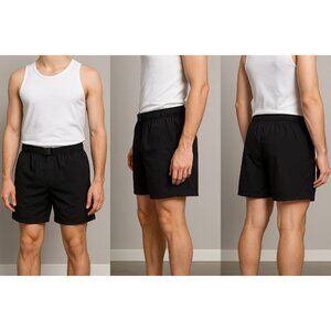 Vintage 90s Avia USA Men’s Black Running Training Shorts Polyester Made in USA